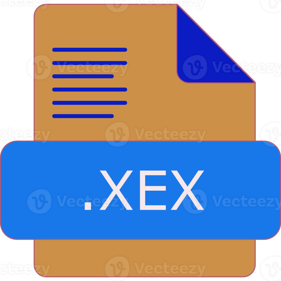 Xex File Extension Icon Insidse Fill With Lines Fill Art png