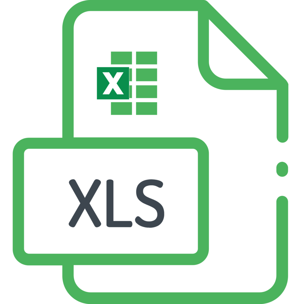 Malachite Fill Xls File Icon png