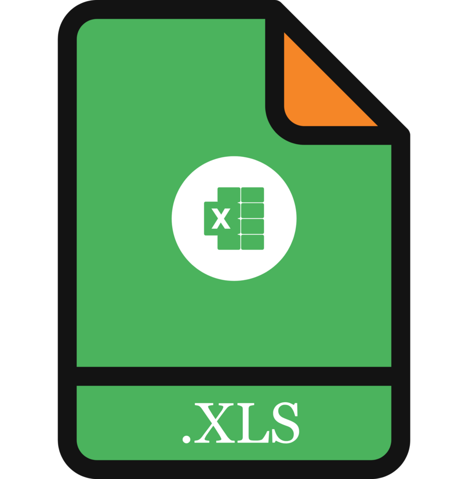 Xlsx file format - excel file format png