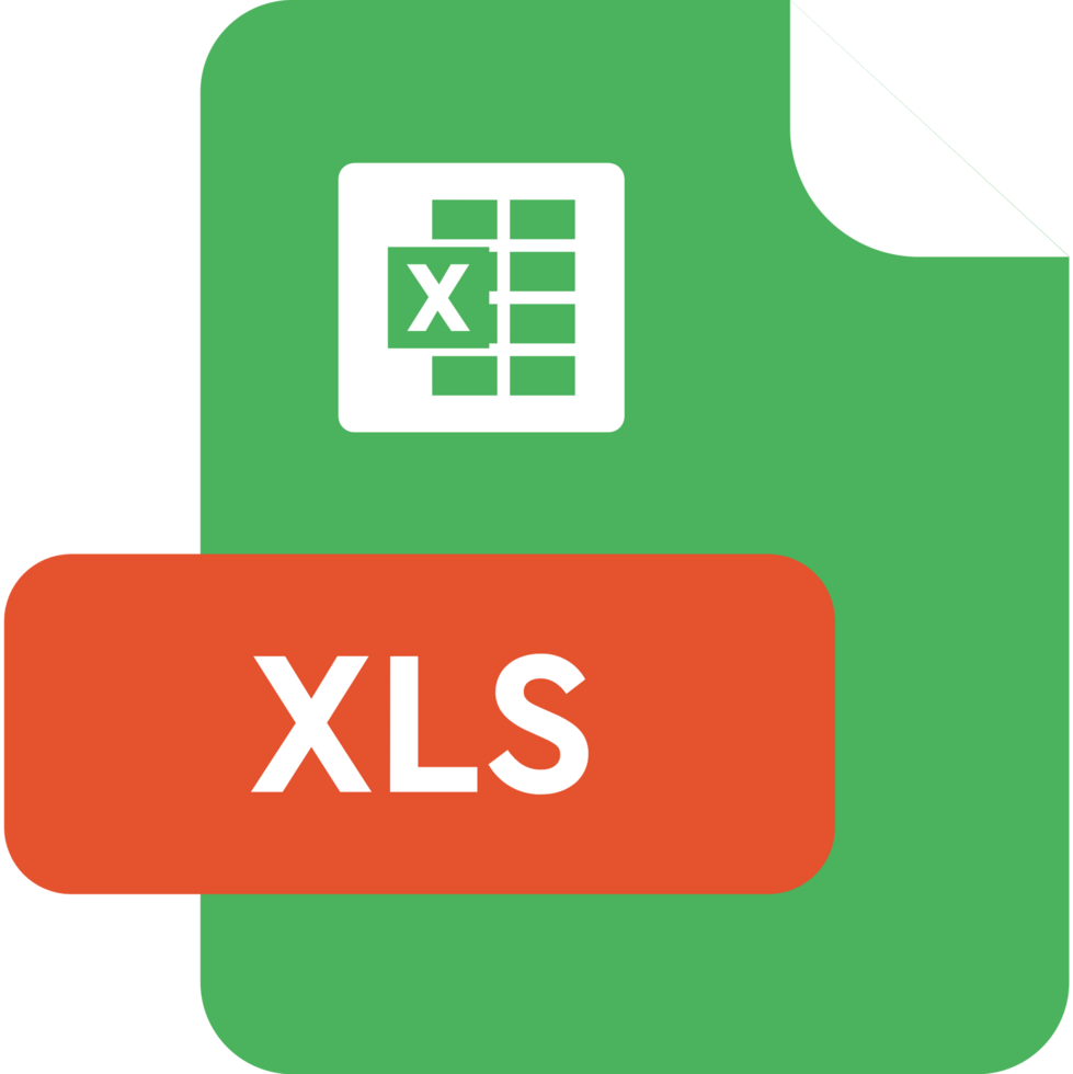 Xls File Extension Icon Christi And Orange Color png