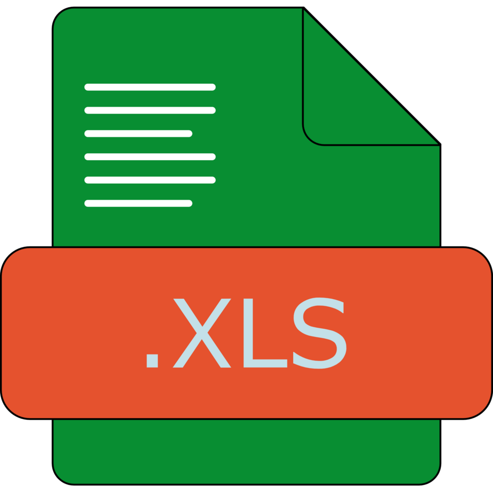 Xls File Extension Icon Cinnabar And Japanese Laurel Fill png