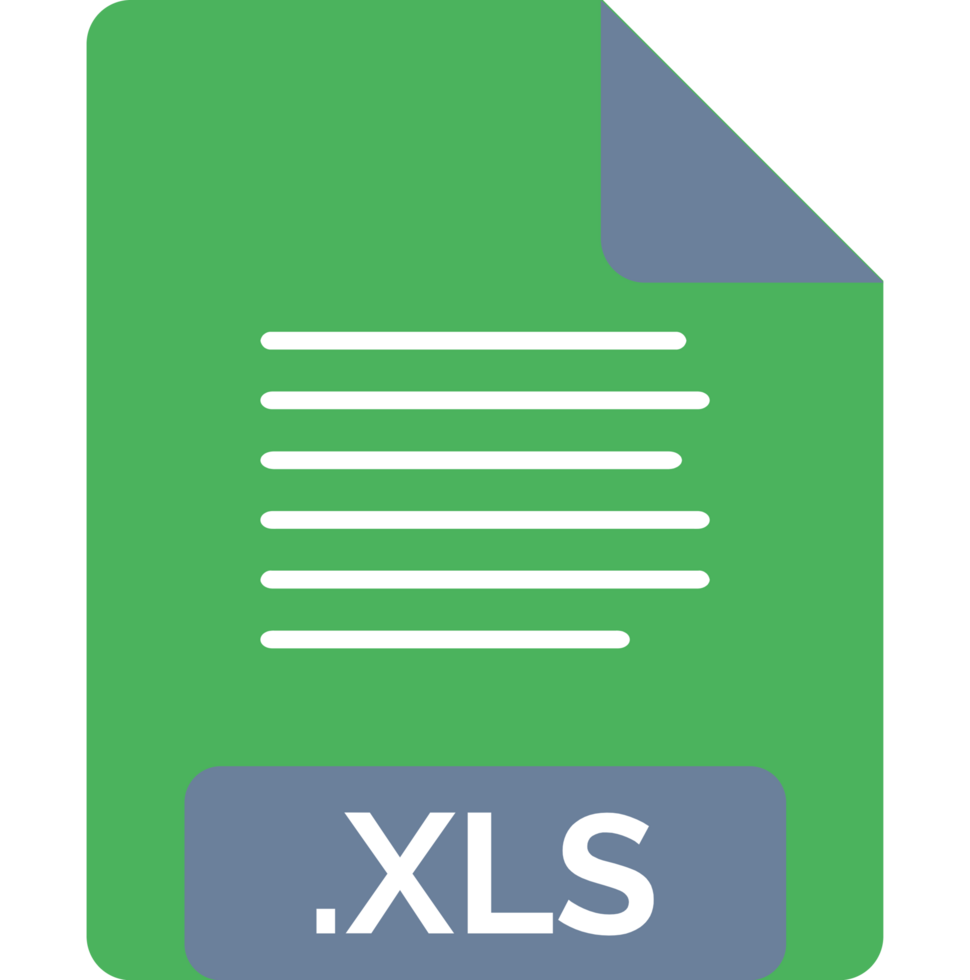 Xls File Icon Minimal png