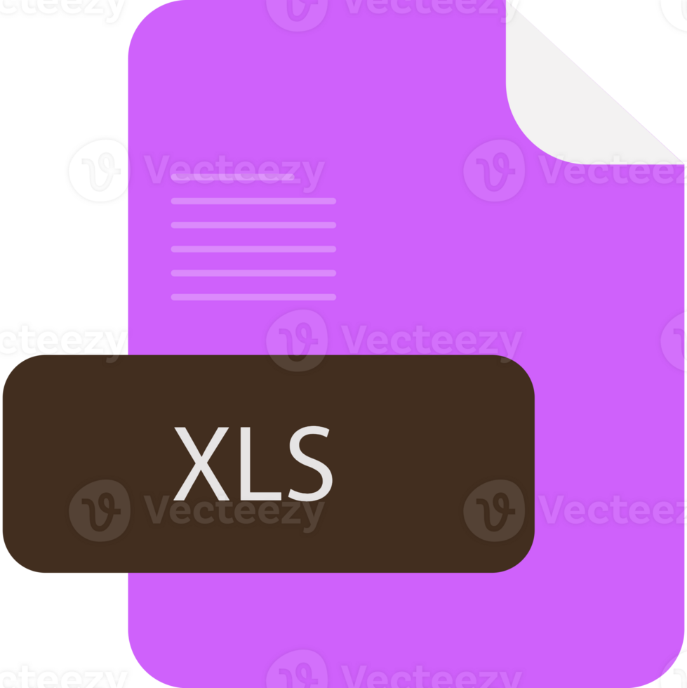 Modern Xls File Extension Rounded Lines And Shape png