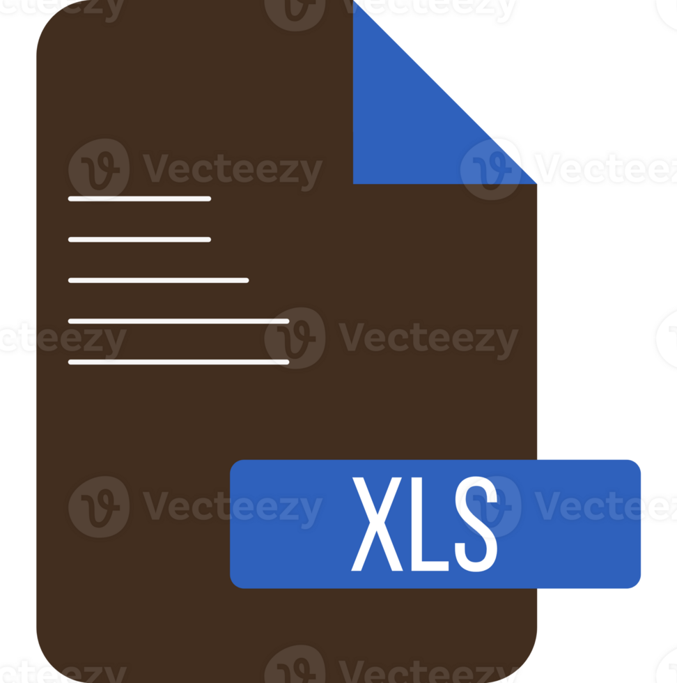 Xls File Extension Icon Illustration png