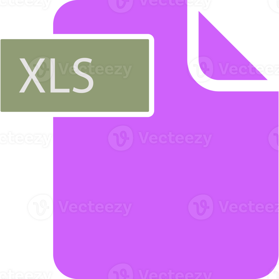Xls File Format Icon Rounded Shapes And Spacing Art png