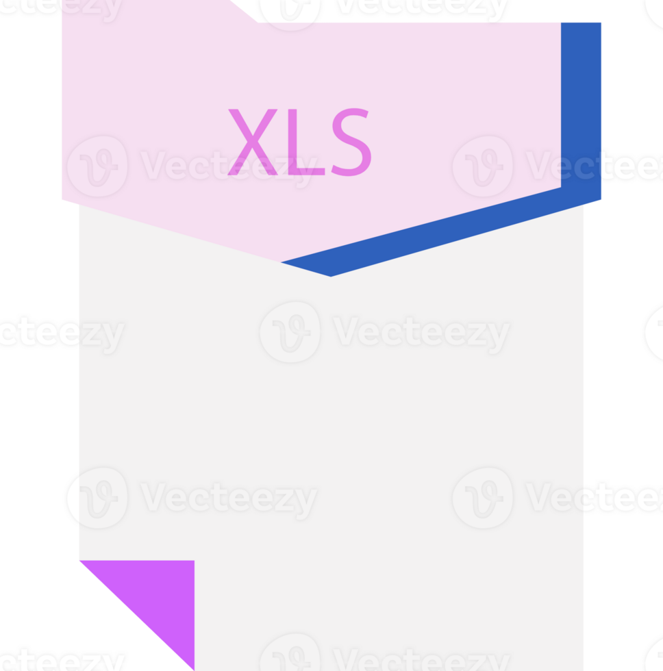 Modern Xls File Format Minimal Icon png