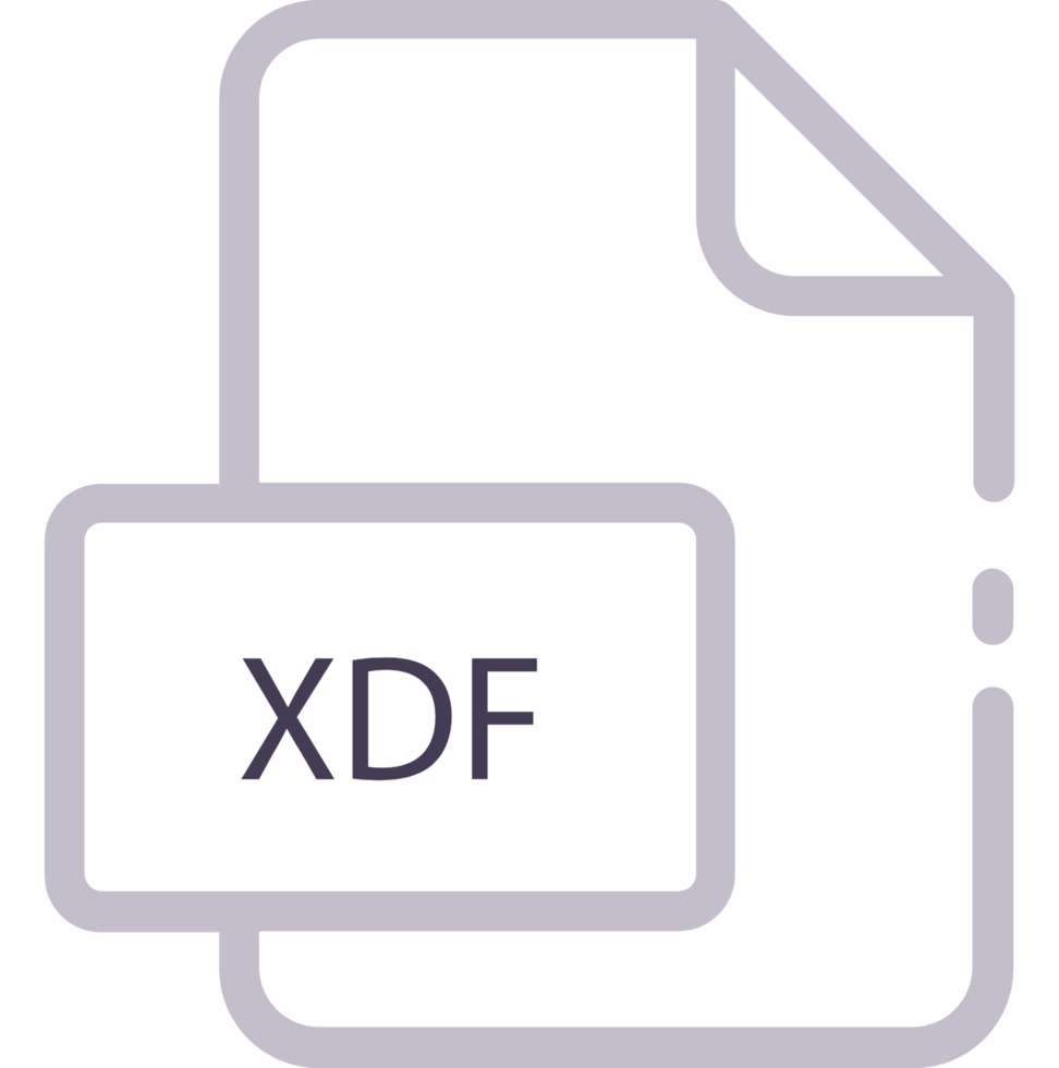 Xdf file format png