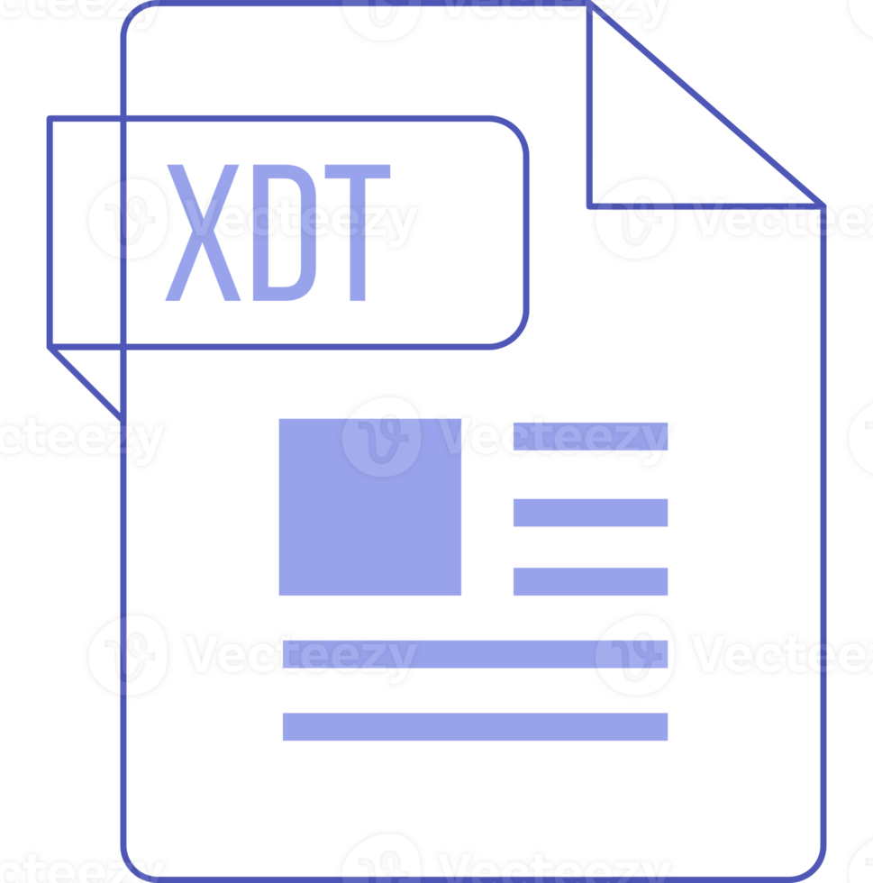 Xdt With Deep And Minimal Colors And Folded Icon Design Element png
