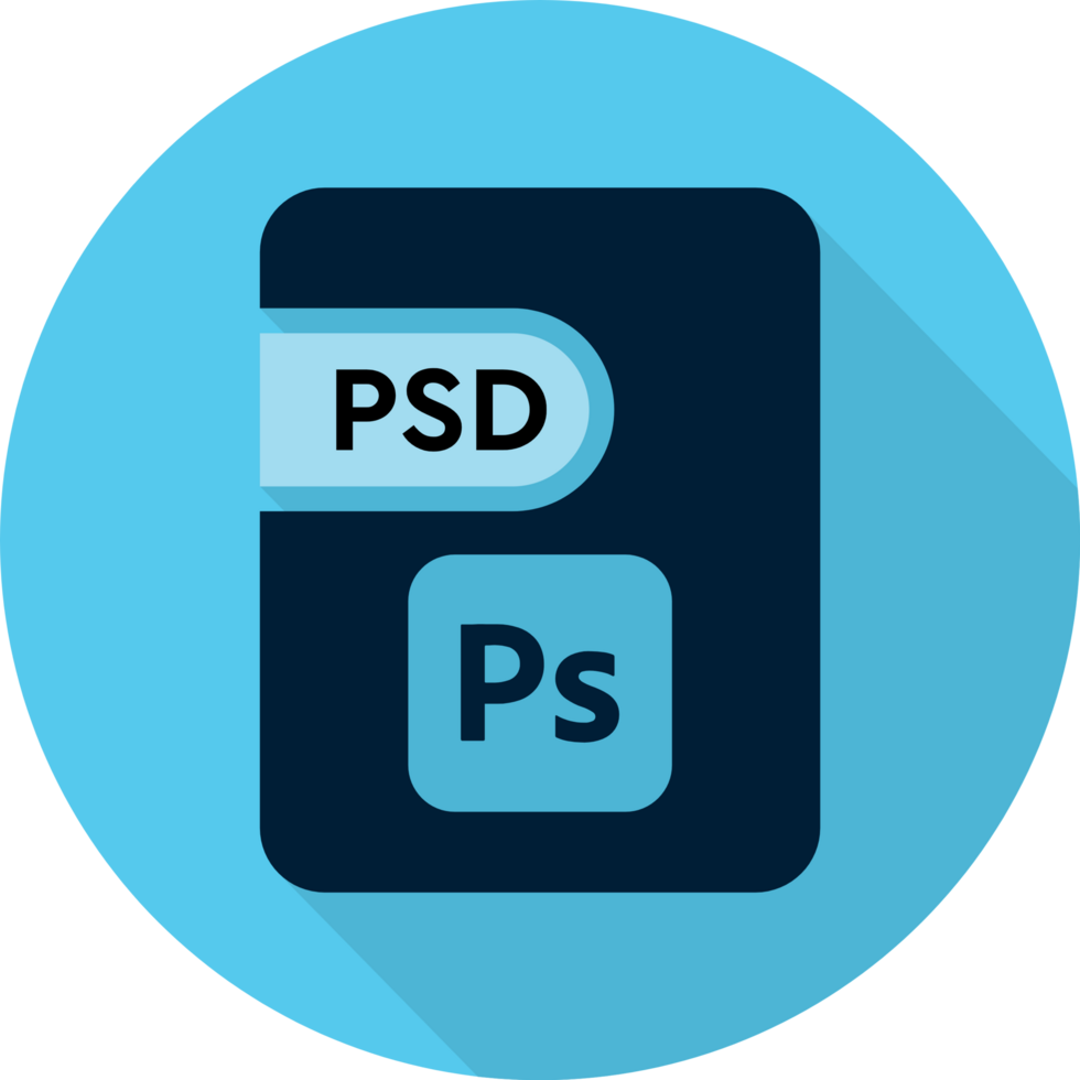 Creative File Icon Blizzard Blue And Sea Buckthorn Color In Circular Shape Graphic png