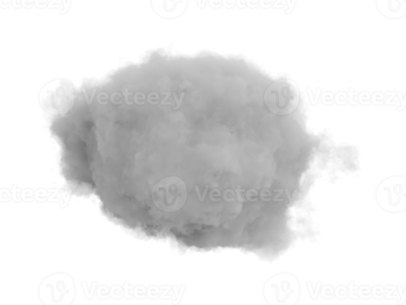 Soft, ethereal cloud with wispy edges, on a transparent background. png