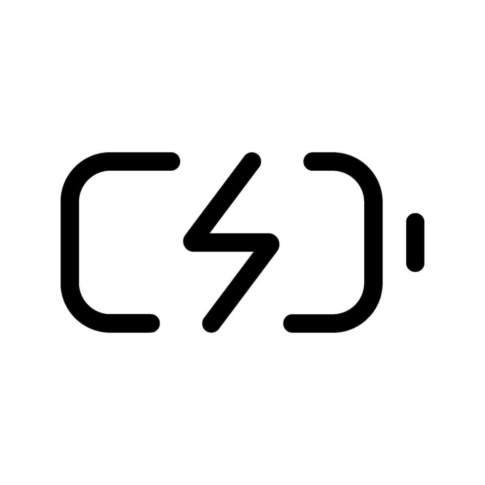 Battery charge icon. charger sign. for mobile concept and web design. illustration vector