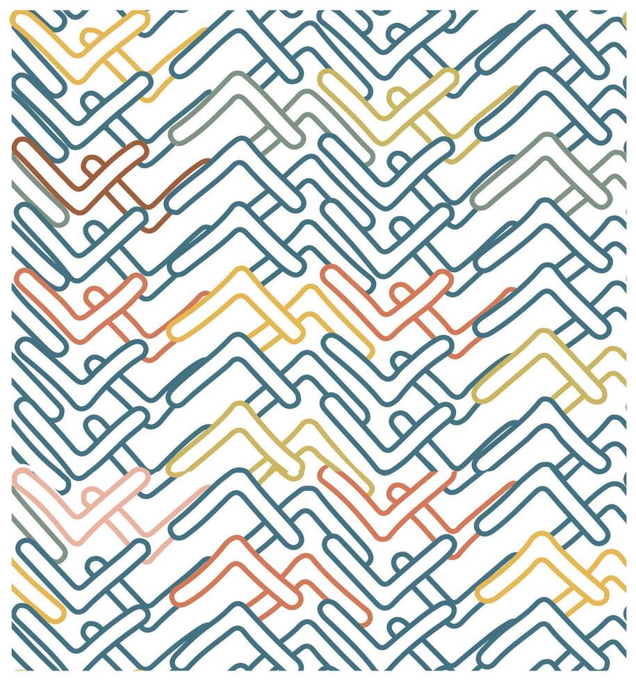 decorative abstract vibrant color line print, it could be used as a wallpaper, fabric design, curtain, pillow, or other decorative elements vector