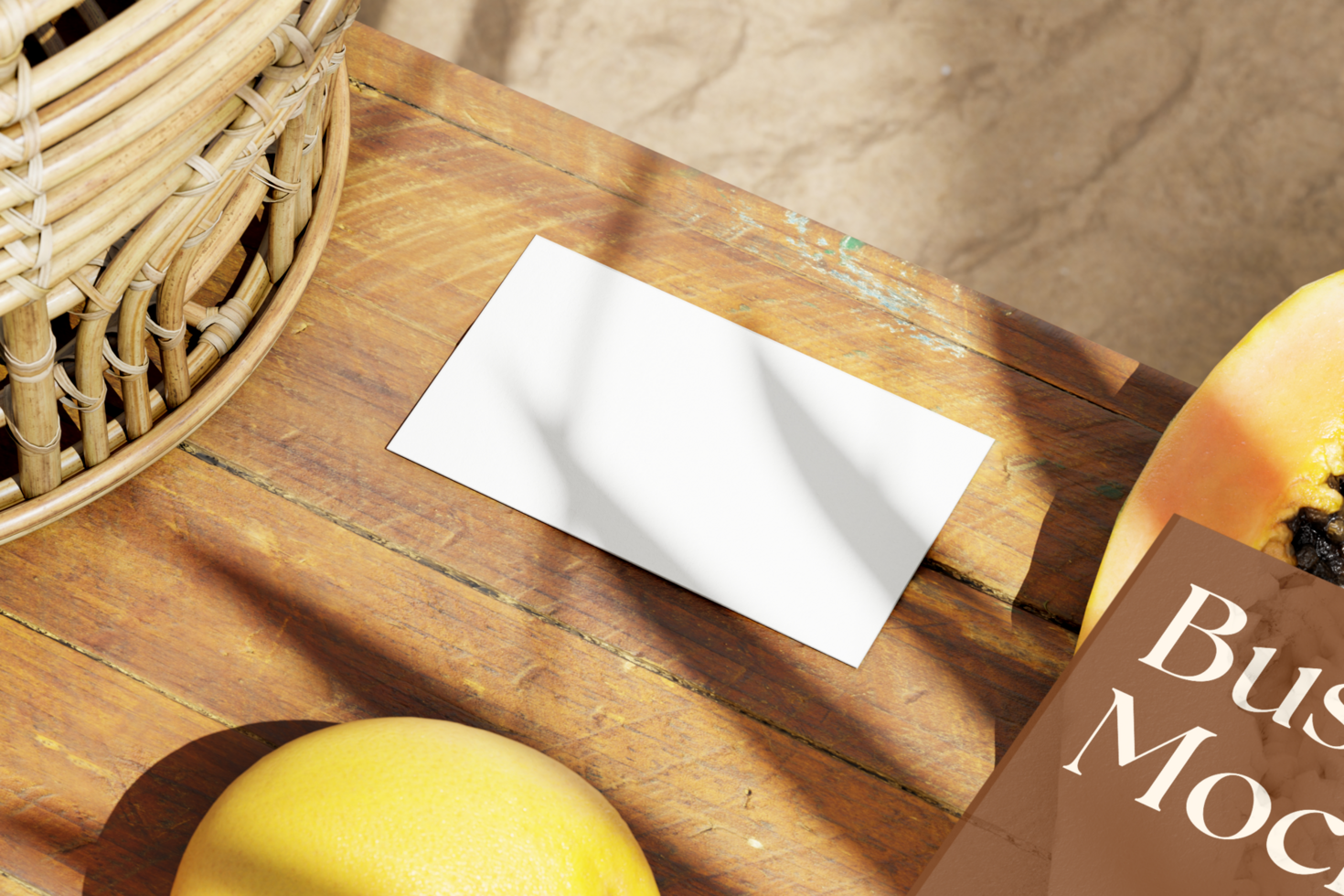 Business Card Mockup Photoshop psd