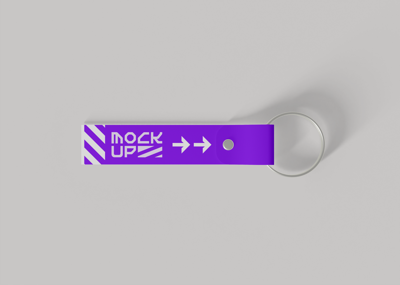 Hanging Keychain Mockup for Promotional Branding psd