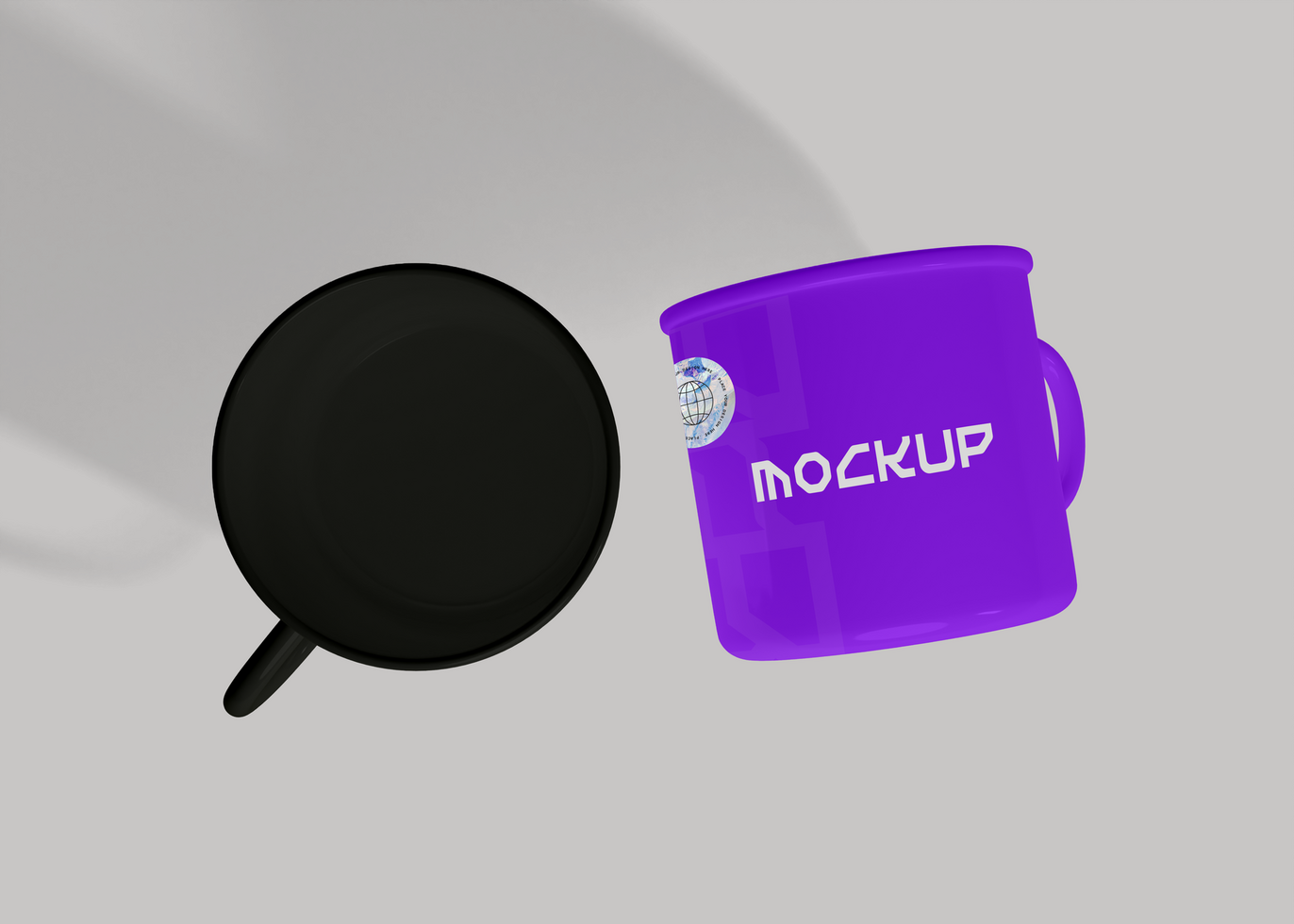 Ceramic Mug Mockup psd