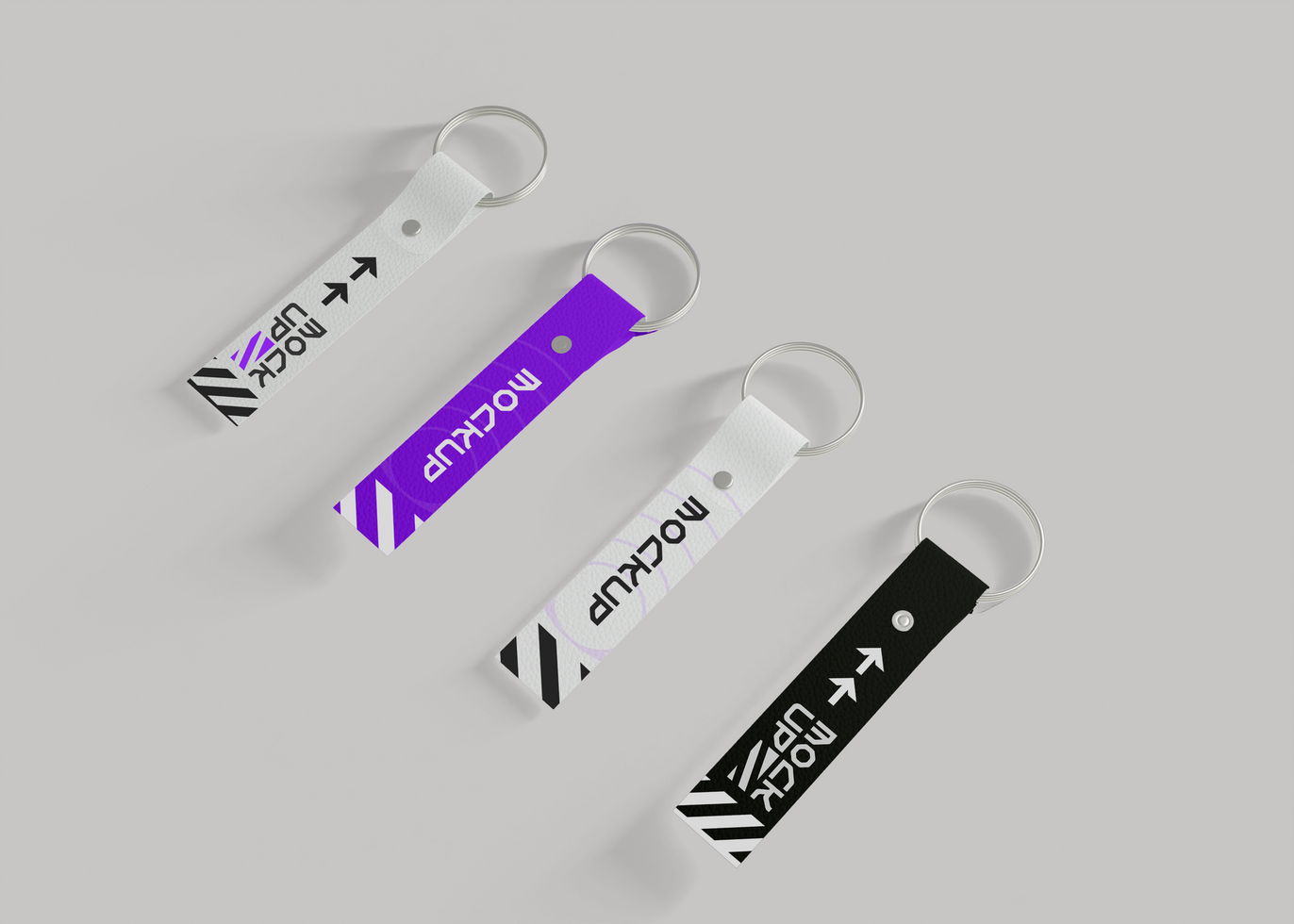 Hanging Keychain Mockup for Realistic Branding Display psd