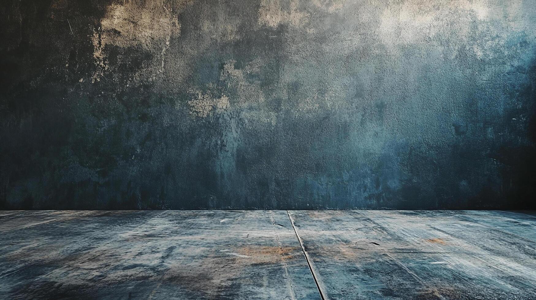 Moody texture background with a dark, aged wall and floor. Perfect for adding depth and atmosphere to any design project. photo