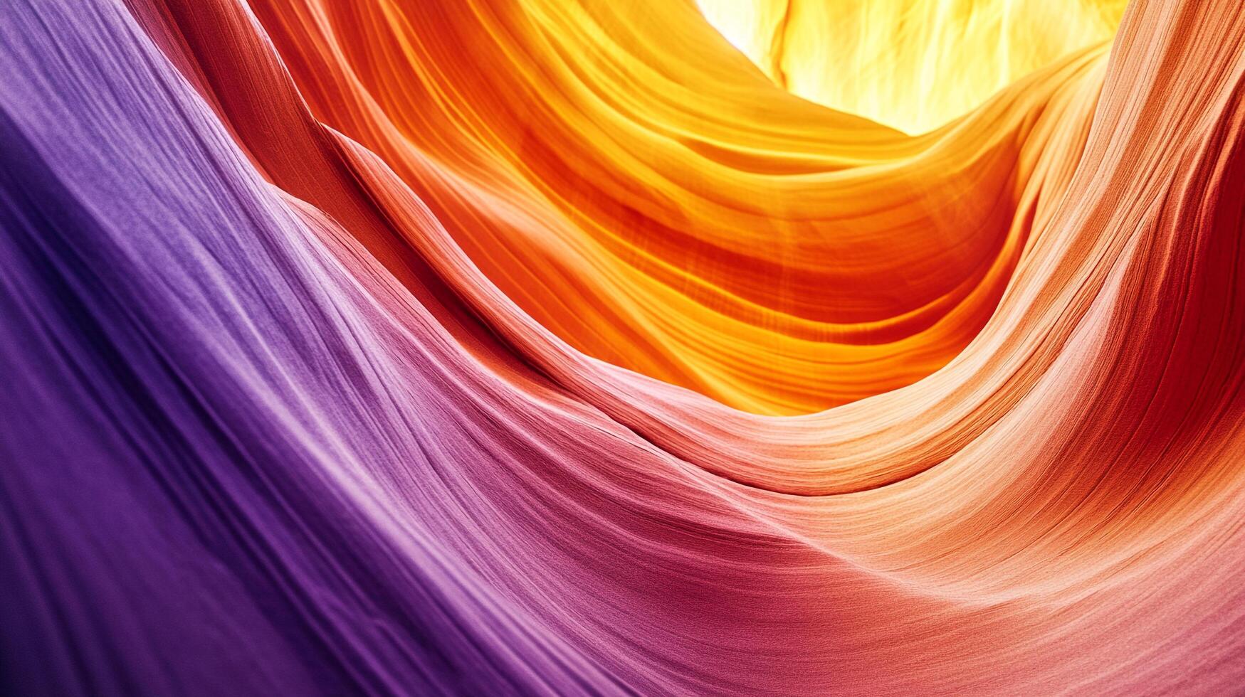 Vibrant canyon walls display striking colors. Smooth, flowing lines create a mesmerizing abstract pattern. Nature's artistry at its finest. photo