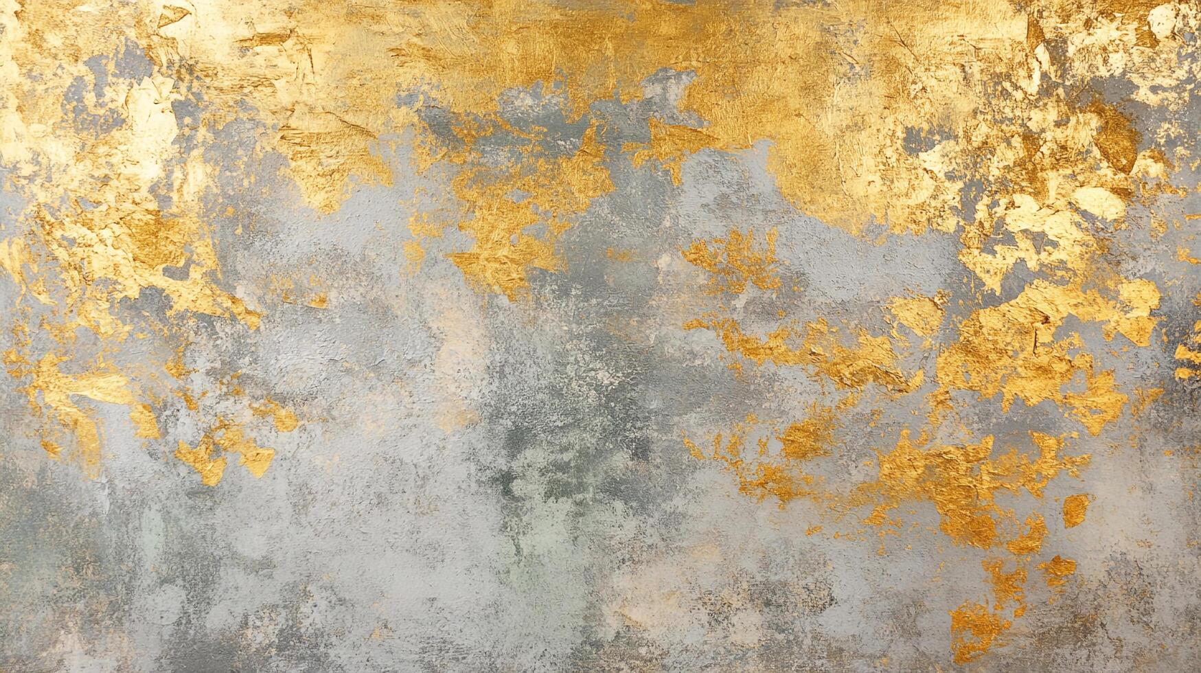 Abstract backdrop featuring an organic blend of golden accents and light gray textures, creating a luxurious, contemporary visual. photo