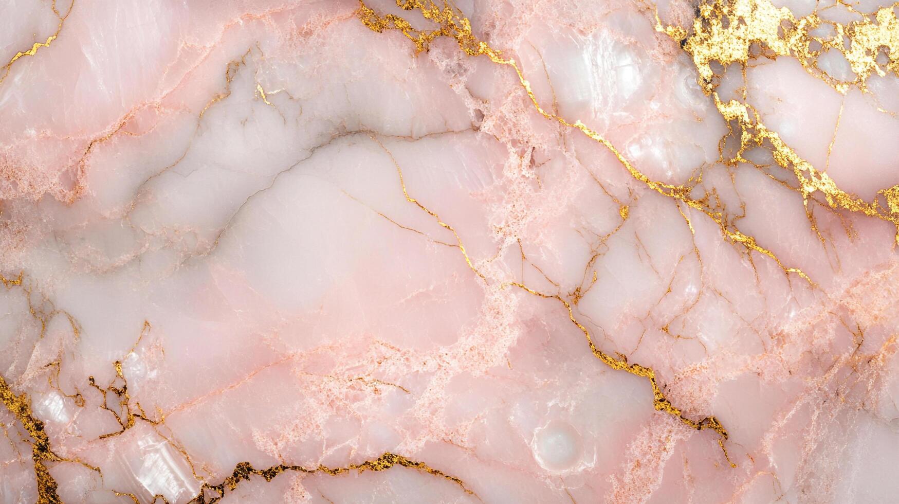 A beautiful pink and gold marble texture. Elegant, luxurious, and high-quality for a variety of design and creative projects. photo