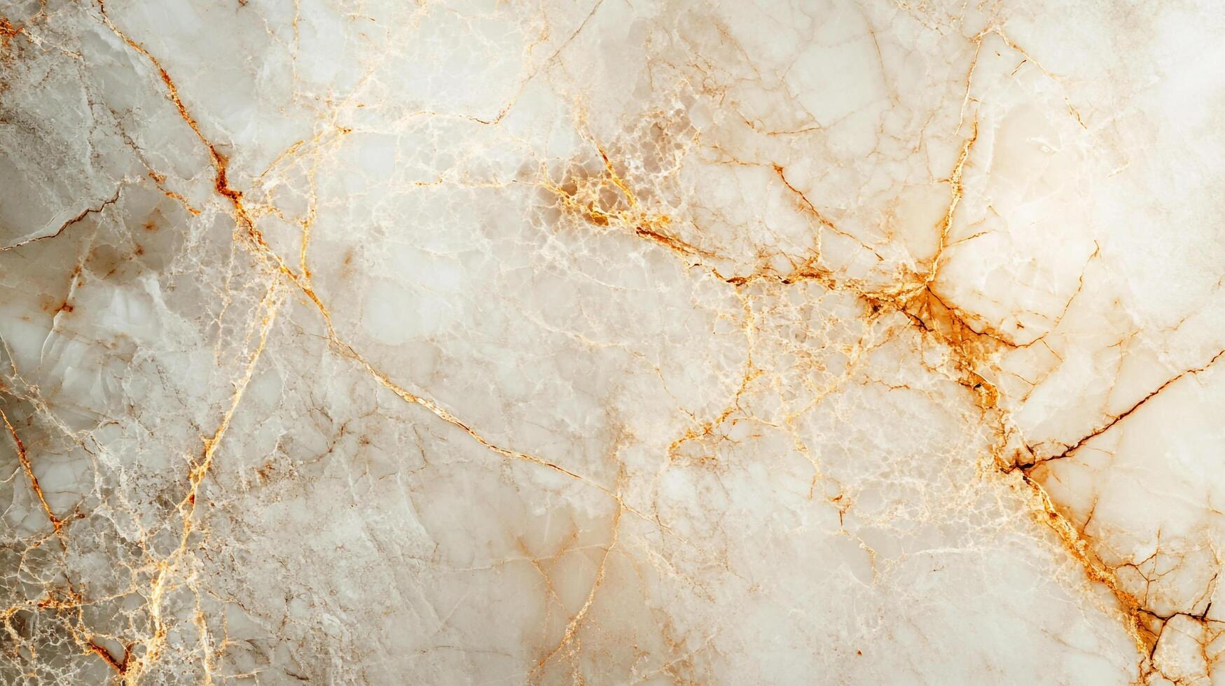 Luxurious surface featuring an array of light marble texture that exhibits delicate golden veins enhancing its inherent beauty and warmth. photo