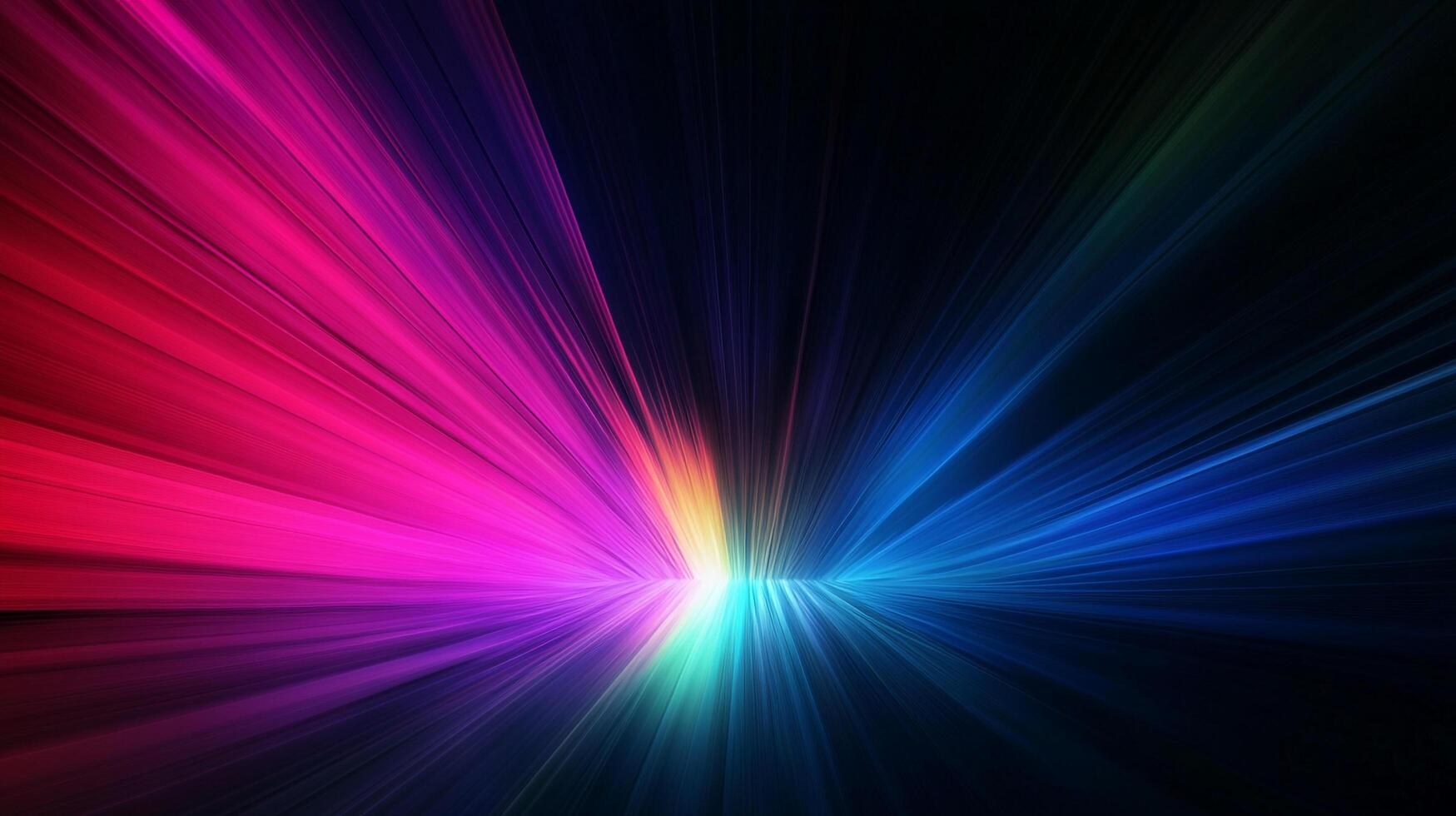 Abstract representation of light bursting forth in vibrant hues, creating a dynamic sense of energy and movement, bursting outward. photo
