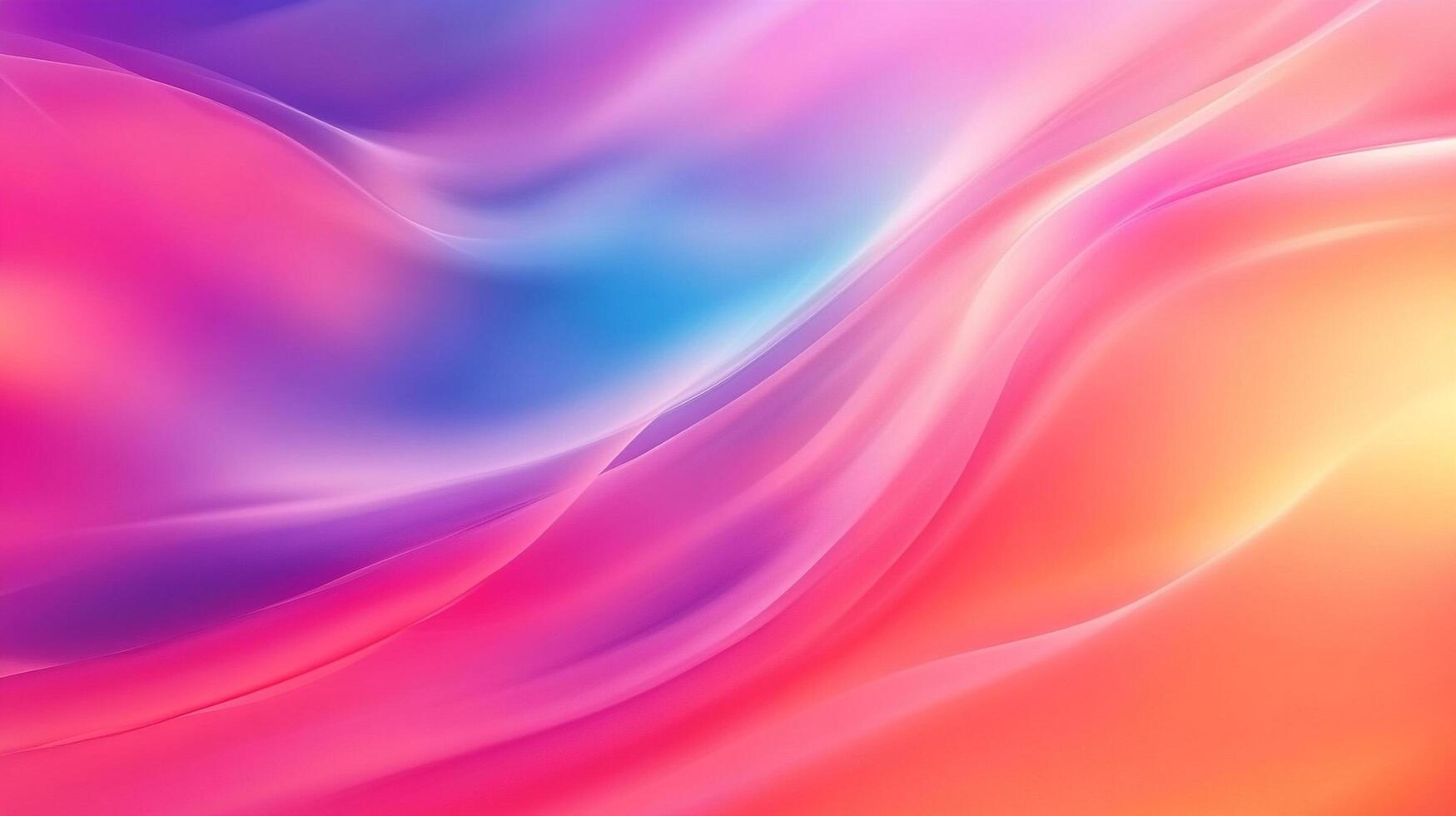 Abstract fluid art background with vibrant pink, blue, purple, and orange hues creating a dynamic and dreamy visual experience. photo