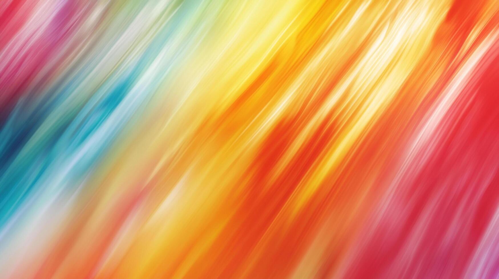 Vibrant blurred streaks of paint create a dynamic abstract artwork, showcasing a spectrum of colors blending in a fluid motion. photo