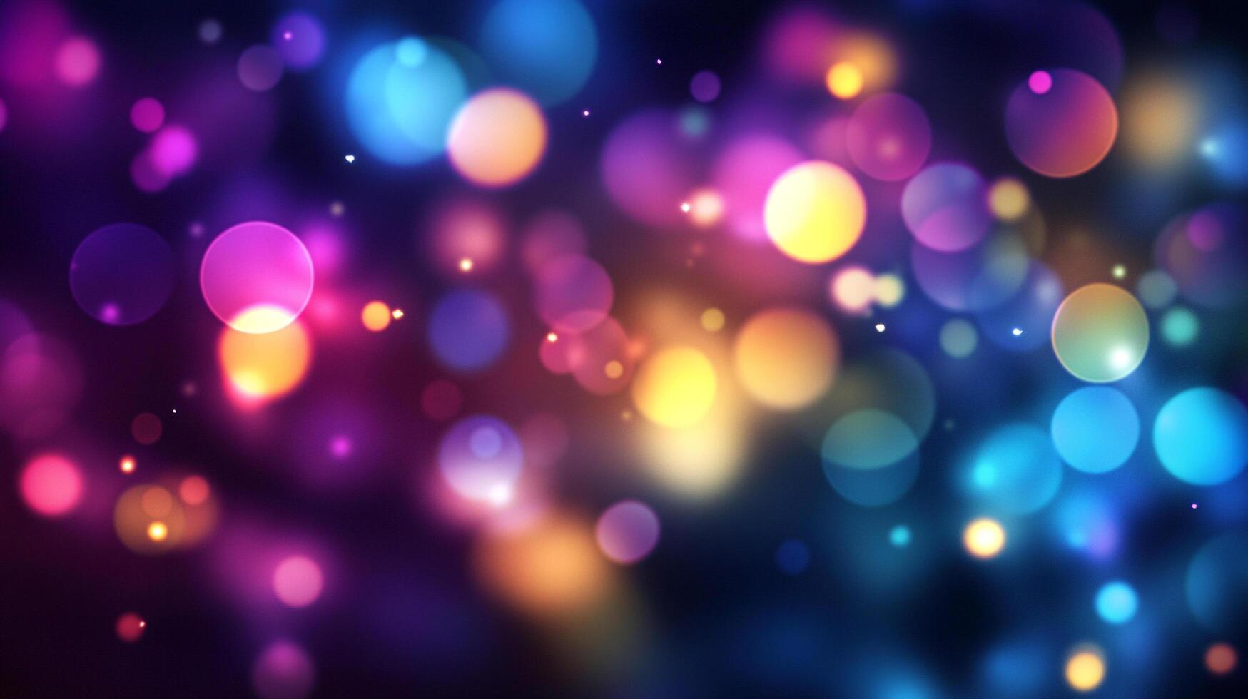 A stunning display of out-of-focus lights, creating a mesmerizing bokeh effect with vibrant colors and a dreamy atmosphere. photo