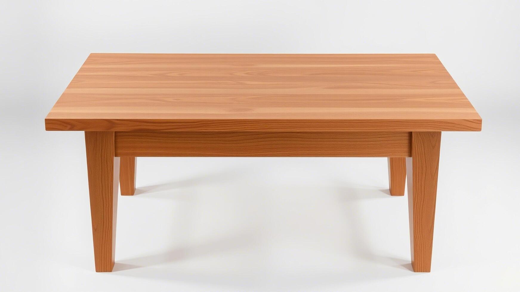 minimalist wooden table background for clean and modern design photo
