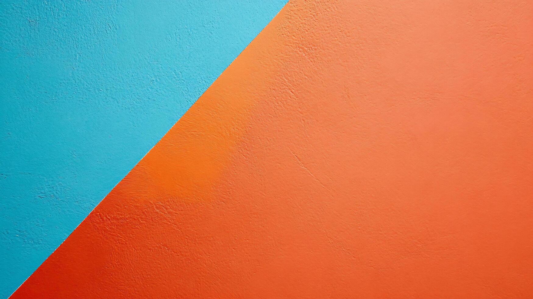 Two tone textured background featuring orange and blue halves divided diagonally, creating a dynamic and modern visual photo