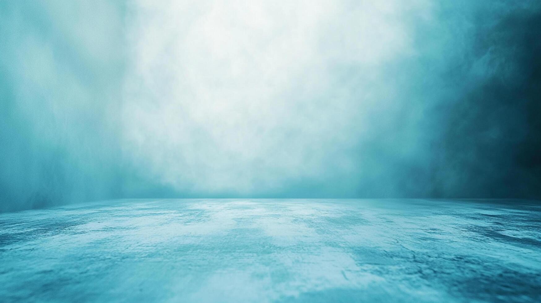 Ethereal cyan background with texture. Ideal for dreamy scenes. A subtle blend of concrete and fog creates a calming ambiance. photo