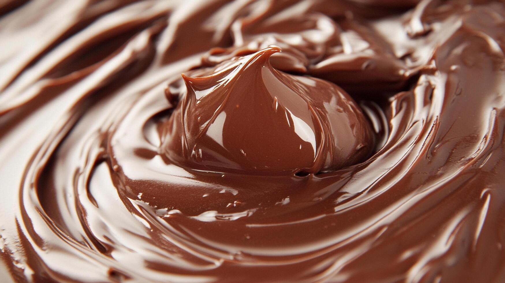 Indulge in the luscious allure of creamy chocolate, a tempting treat that melts in your mouth and satisfies your sweet cravings. photo