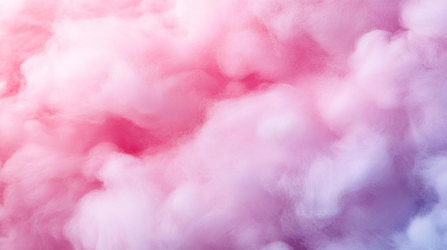 Dreamy cotton candy texture with gradient hues of pink, purple, and white evokes a sense of whimsy and playful imagination. photo
