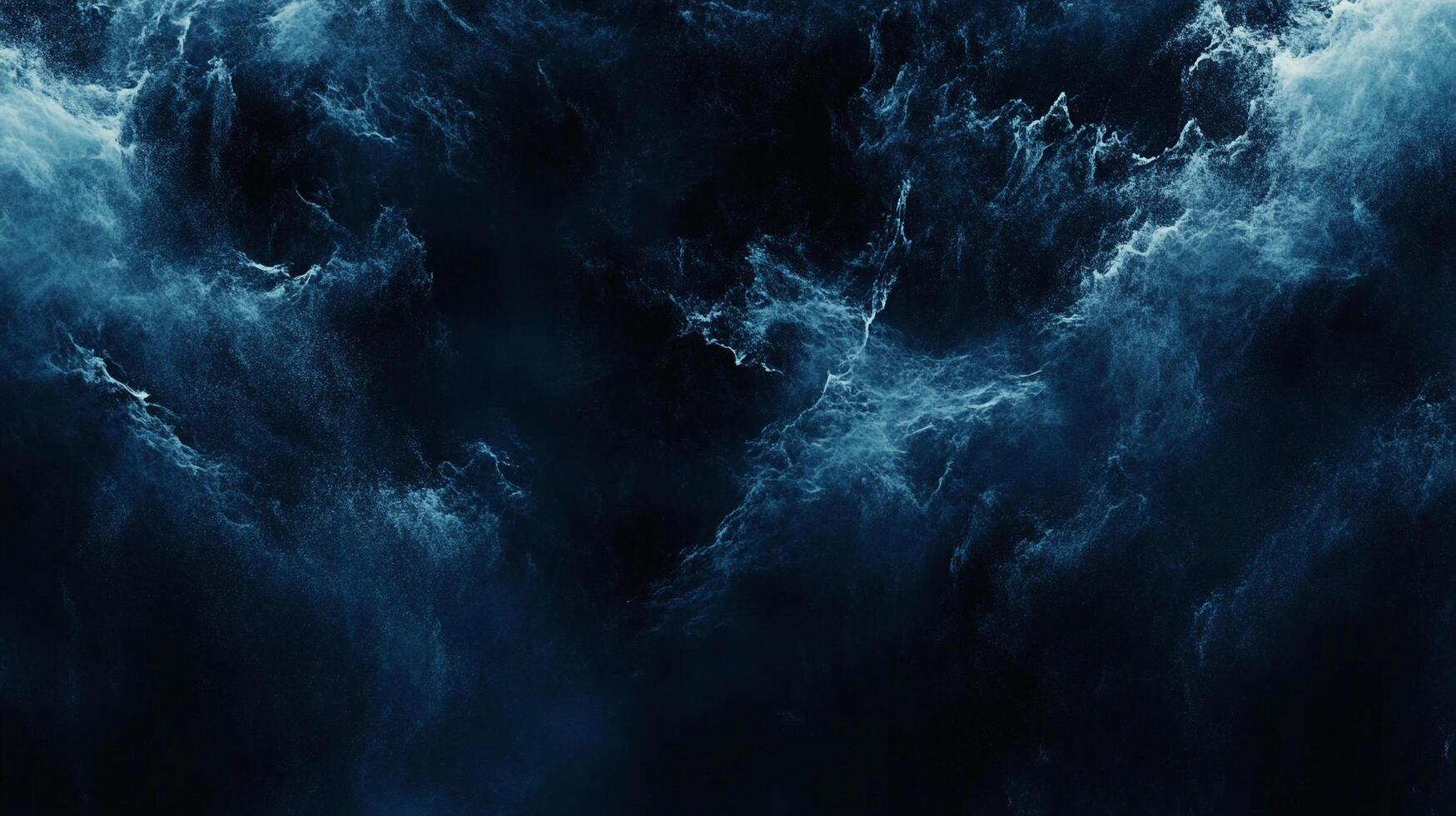Abstract navy and white image. Evokes stormy ocean depths or celestial clouds. A dance of light and shadow creates depth and mystery. photo