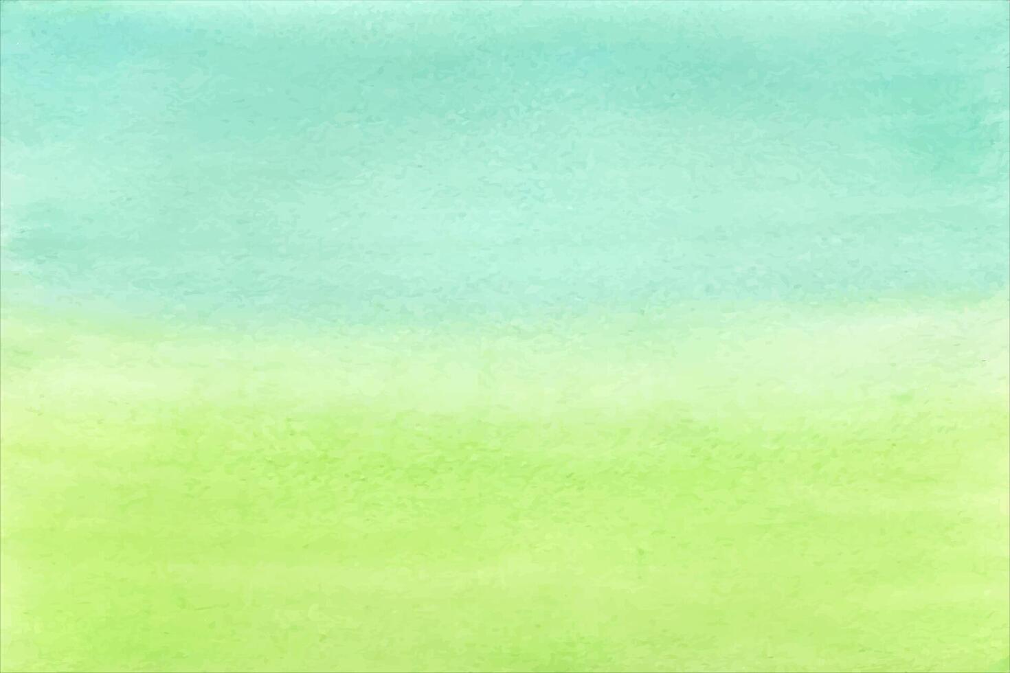 Watercolor gradient of blue and green vector