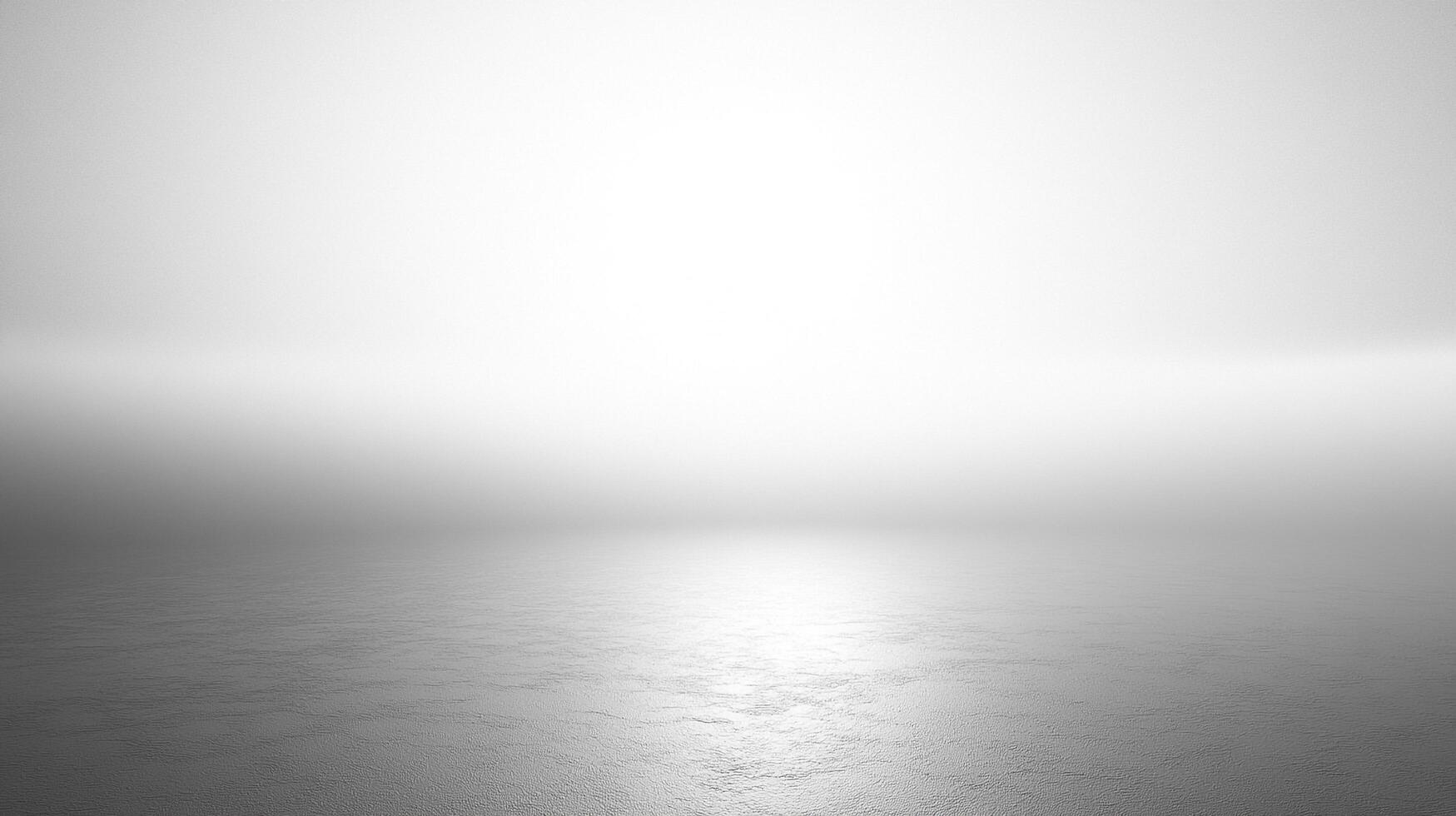 This ethereal monochromatic landscape features a soft grey gradient with a gentle glare, creating a dreamlike atmosphere that invites contemplation and tranquility. photo