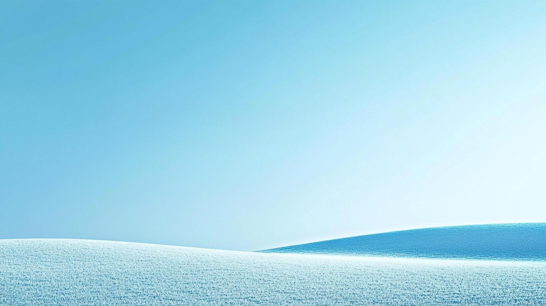 This picturesque image displays rolling softly shaped blue hills beneath a serene pale sky, evoking a sense of calmness and tranquility in nature. photo