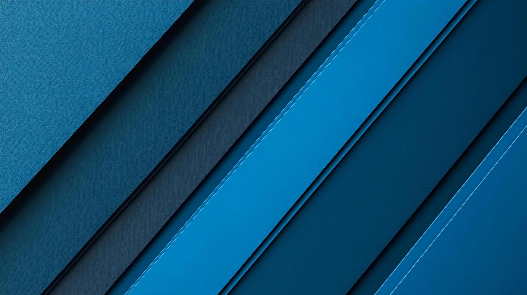 Abstract angled blue layers provide depth and a sleek, contemporary feel. The shadows create striking diagonal lines, adding visual interest. photo