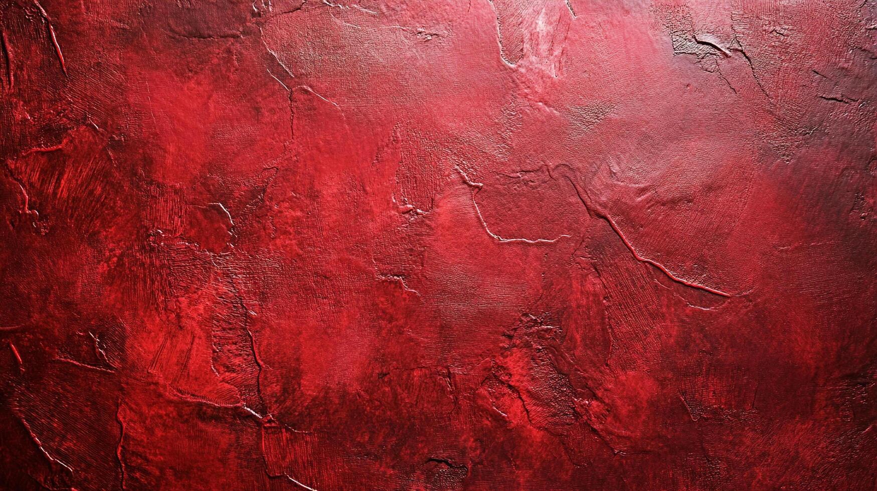 Abstract artistic background in shades of deep red, resembling textured stone or aged plaster, evocative and visually striking. photo