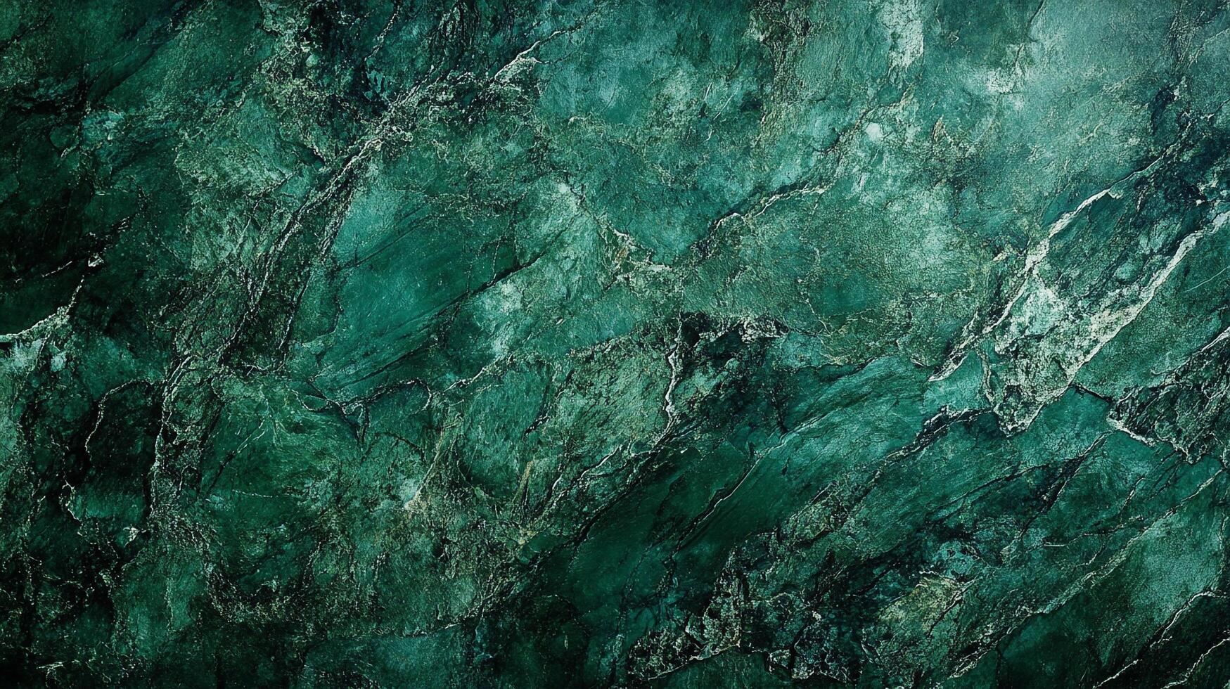 A captivating green marble texture, reminiscent of emeralds, featuring intricate veining and shades, creating an aesthetic statement. photo