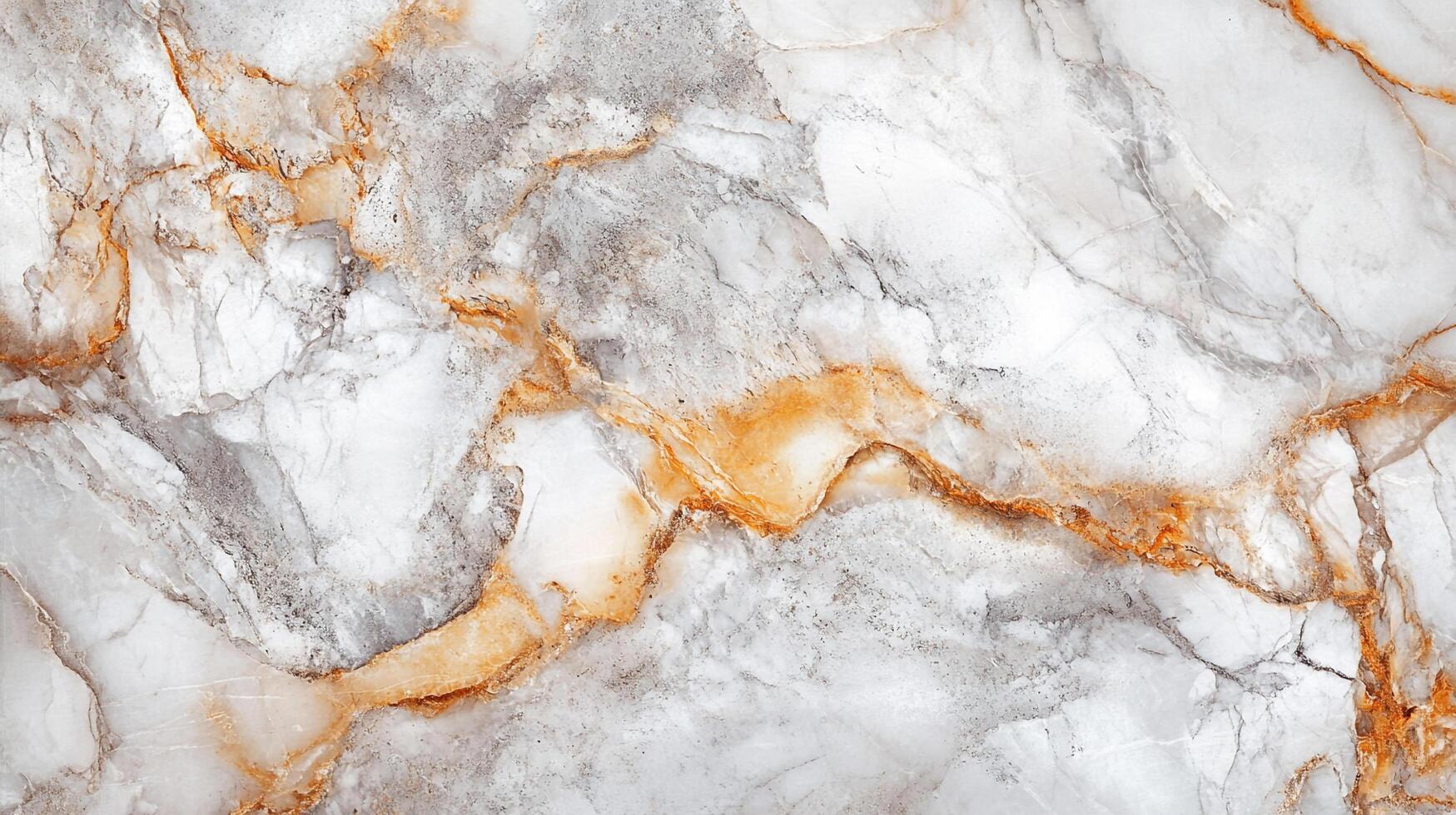 Elegant stone surface featuring flowing patterns of white, gray and hints of warm gold, creating a sophisticated and timeless visual texture. photo