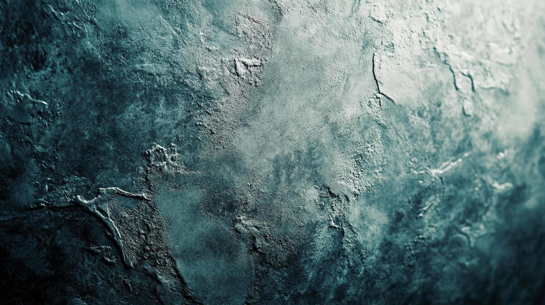 Abstract textured background in shades of deep blue and light grey, resembling a rocky surface or planetary terrain. photo