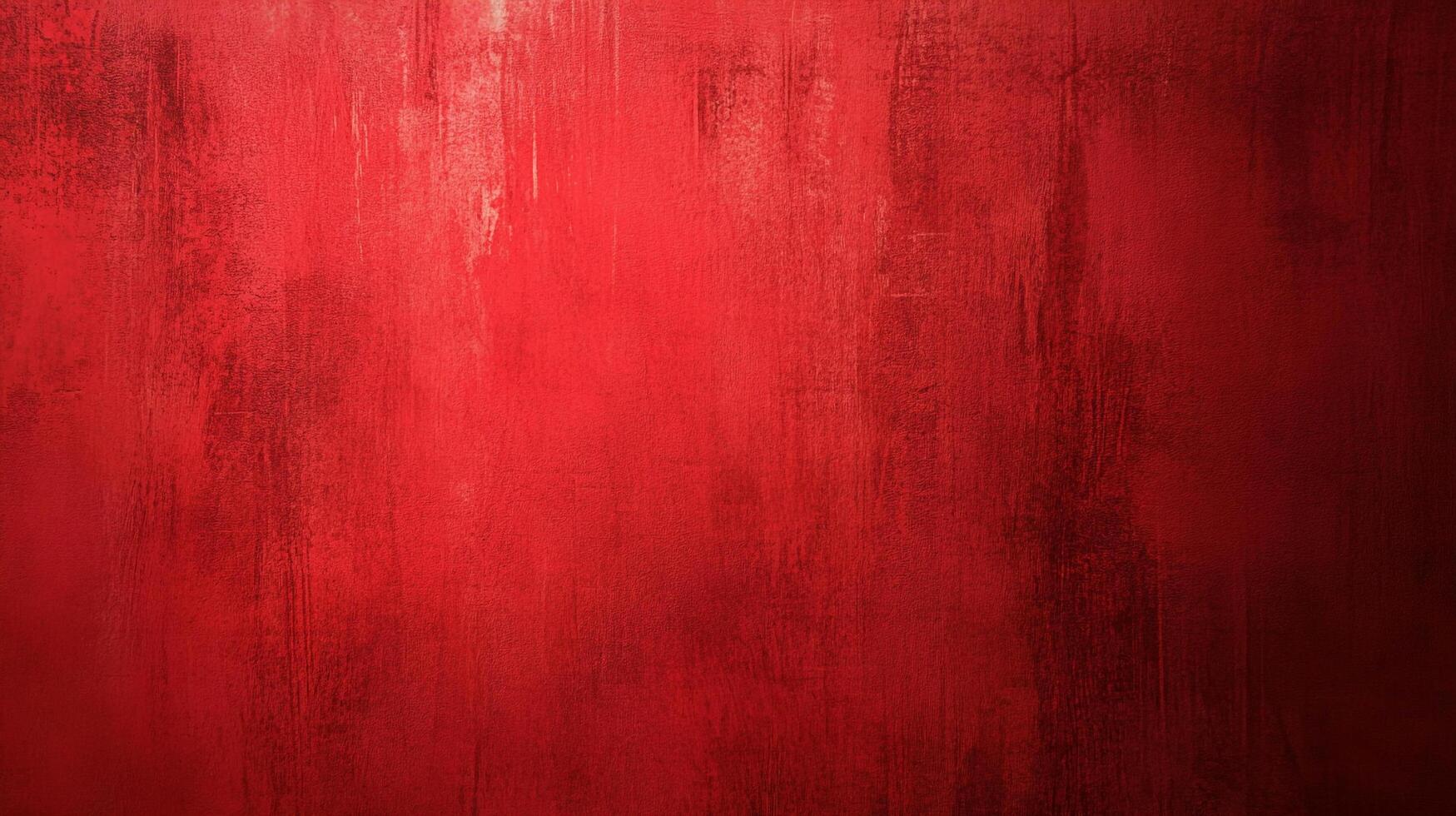 Rich crimson canvas showcasing depths of texture, from smooth gradients to subtle vertical strokes, offering a visual harmony in tonal variations. photo