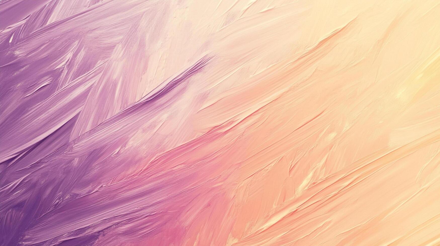 Soft pastel brush strokes flow across the canvas, creating a smooth gradient effect. Purple, pink, and orange hues blend into a vibrant backdrop. photo
