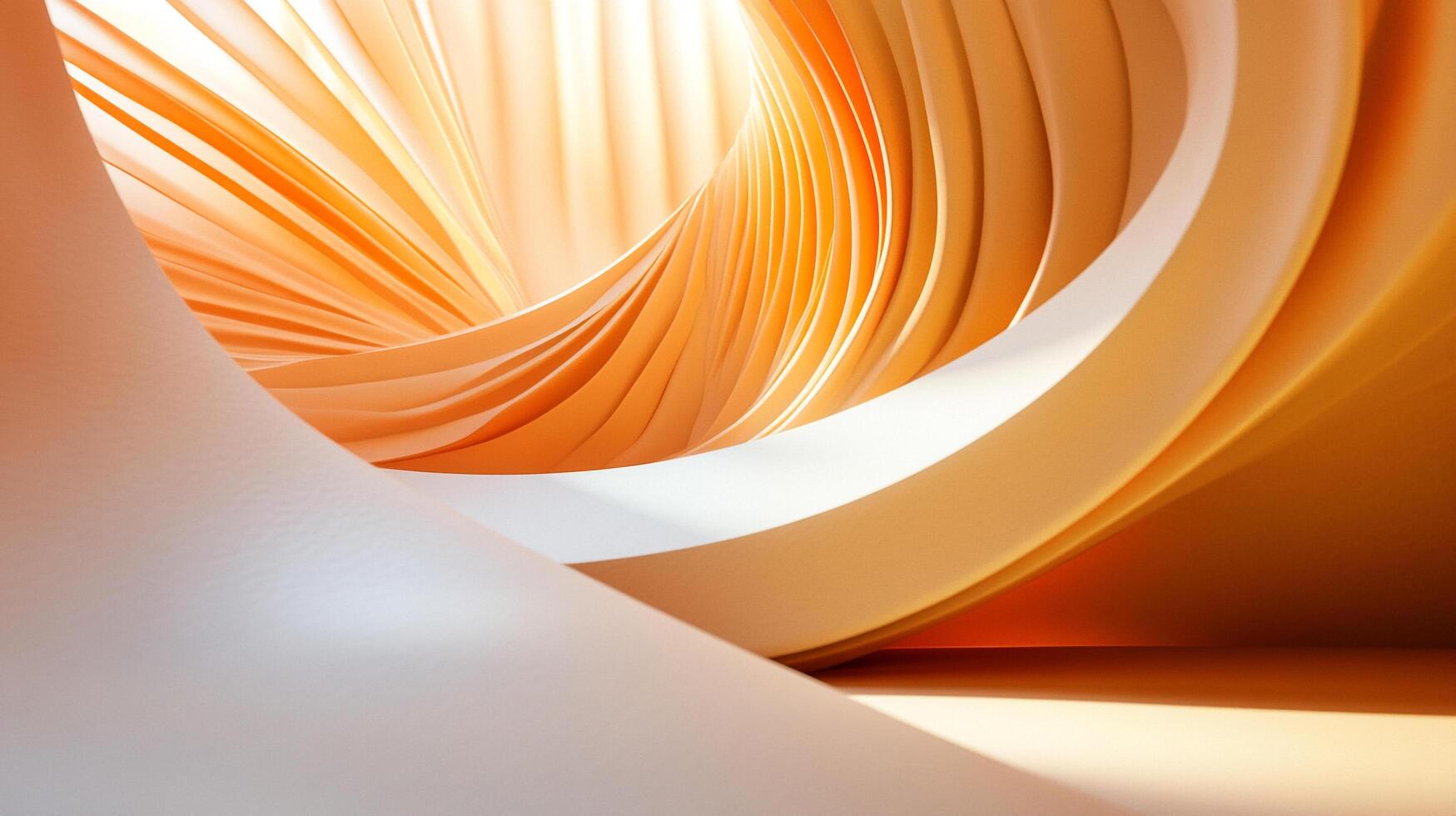 Layered abstract art of soft forms and warm light. Perfect for backgrounds or modern designs with an organic, flowing aesthetic. photo