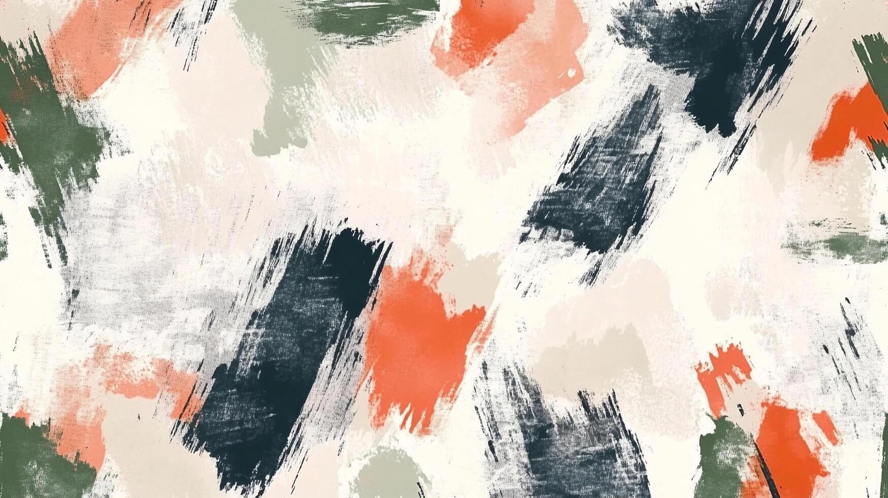 Abstract brush strokes art with vibrant colors and textured patterns creates a bold and eye-catching design on canvas. photo