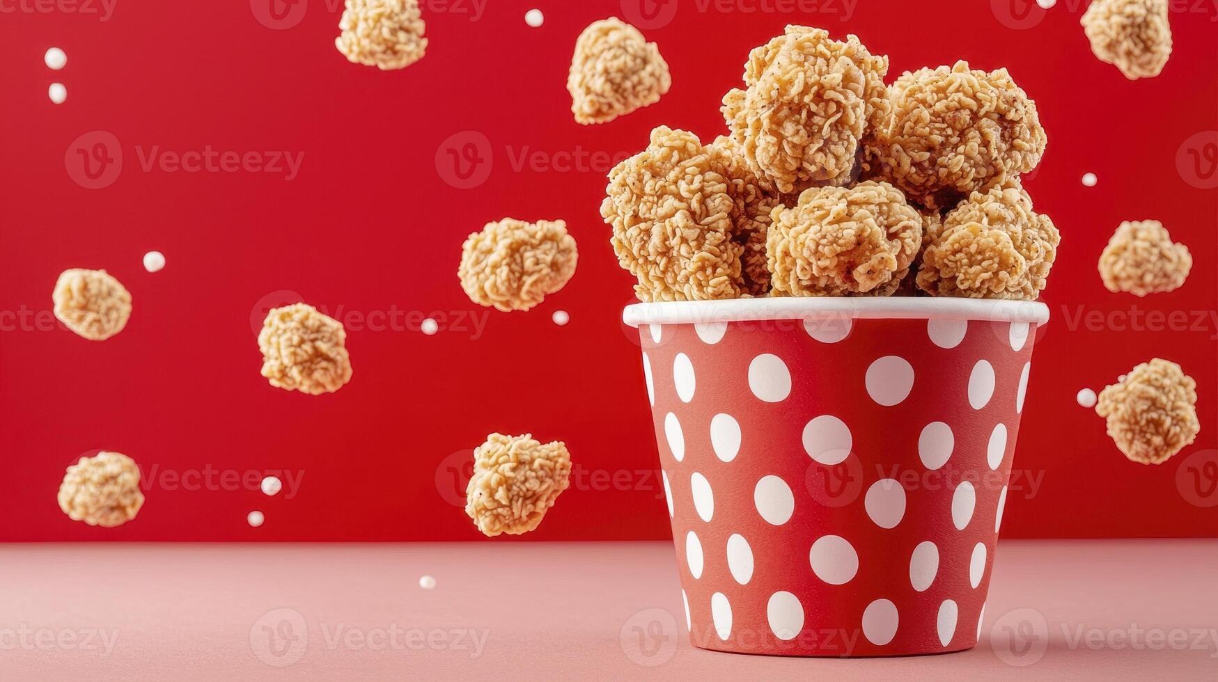 Crispy Chicken Bites Delight A Culinary Symphony of Flavors, Showcasing Golden-Brown Perfection Explore the Irresistible Texture and Mouthwatering Aroma of these Delicious Fried Chicken Nuggets photo