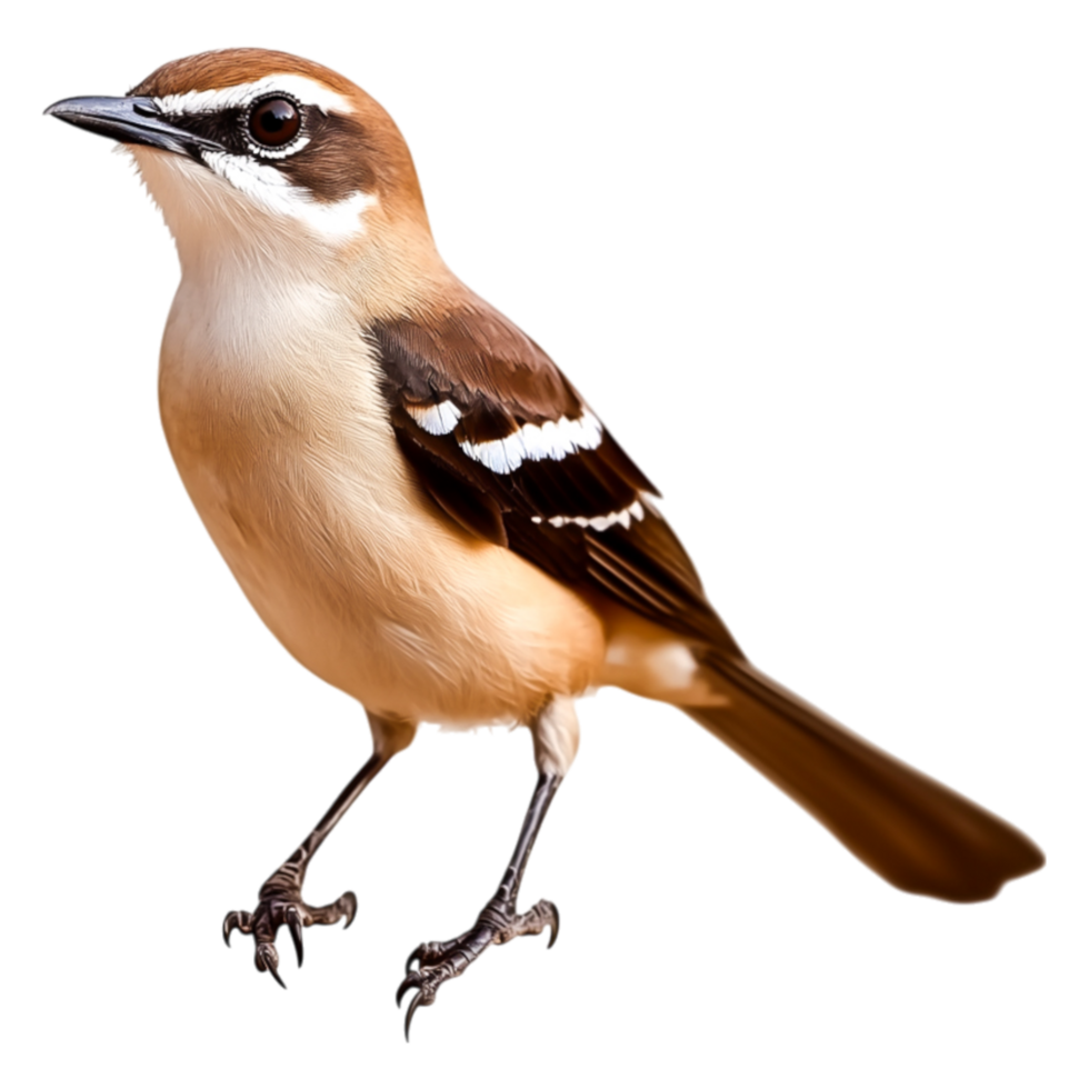 Beautiful Songbird Perched on Branch with Vibrant Colors and Detail png