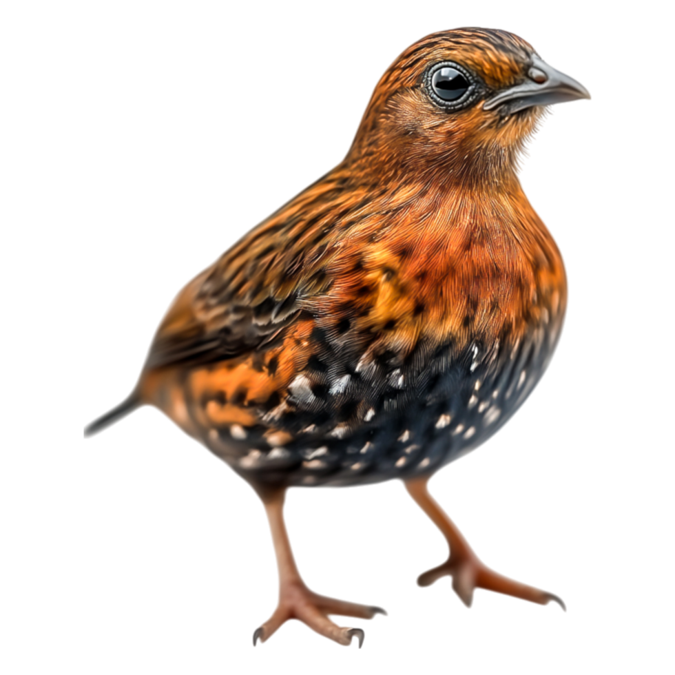 Colorful Bird with Vibrant Feathers on png